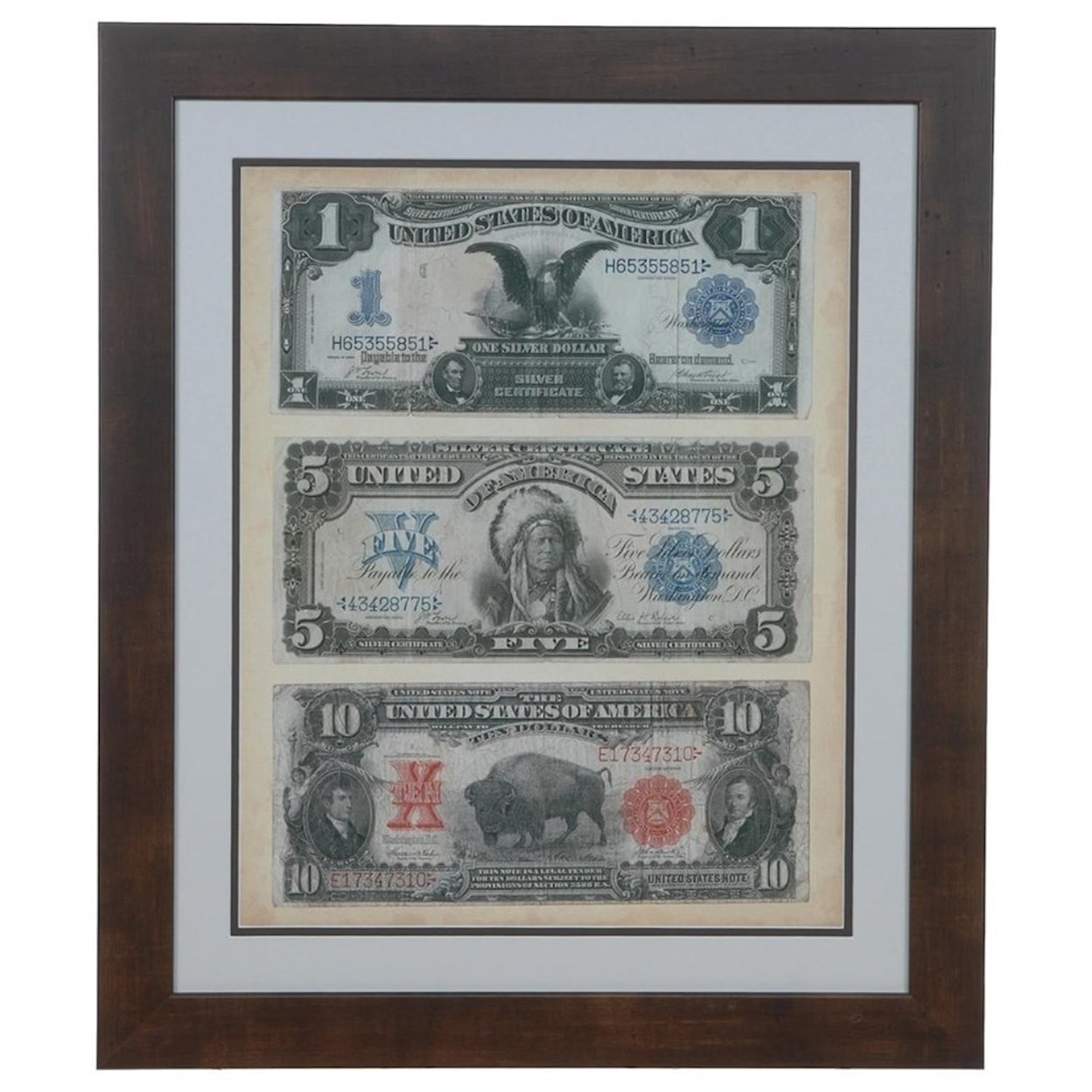 Crestview Collection Prints and Paintings Antique Currency 6