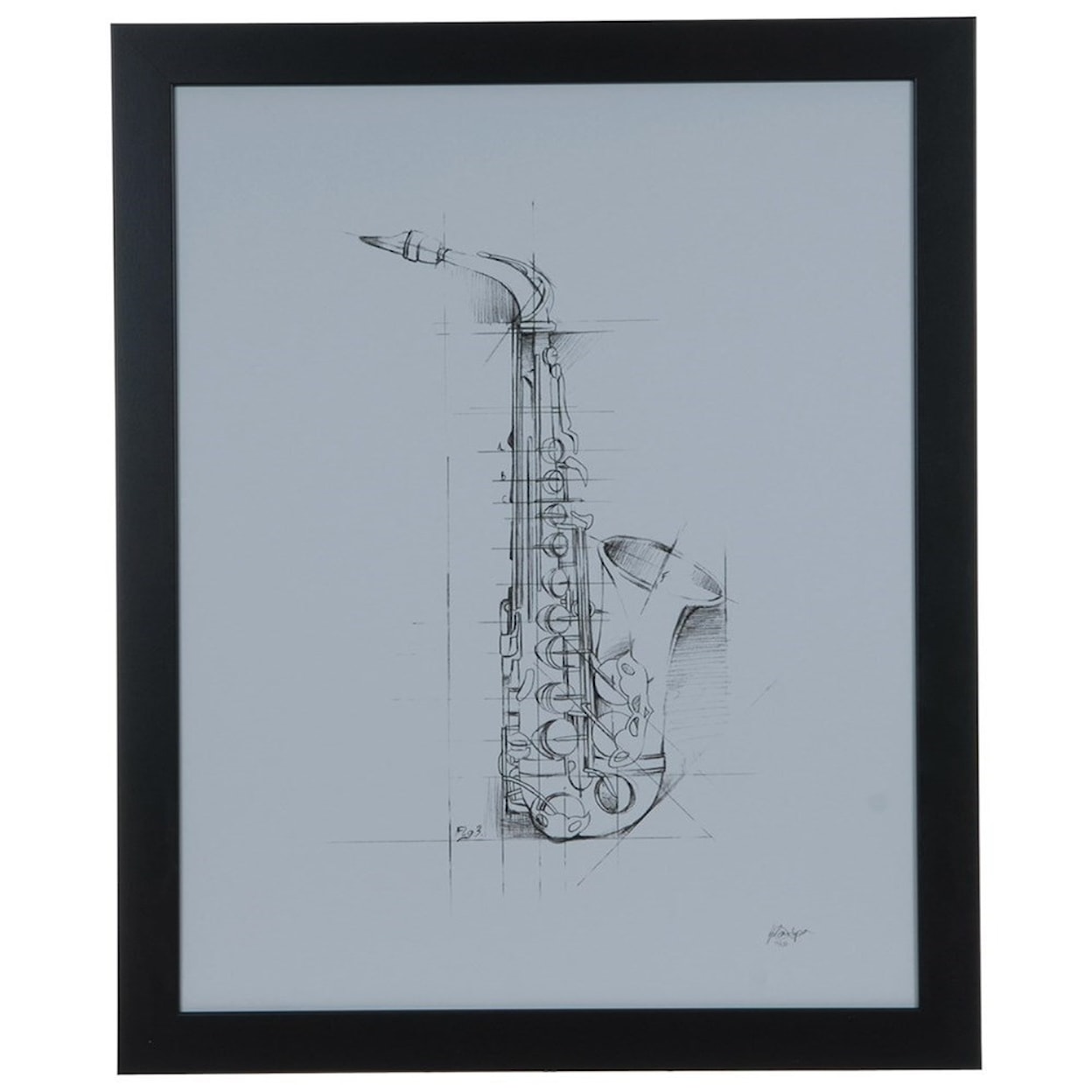 Crestview Collection Prints and Paintings Saxaphone