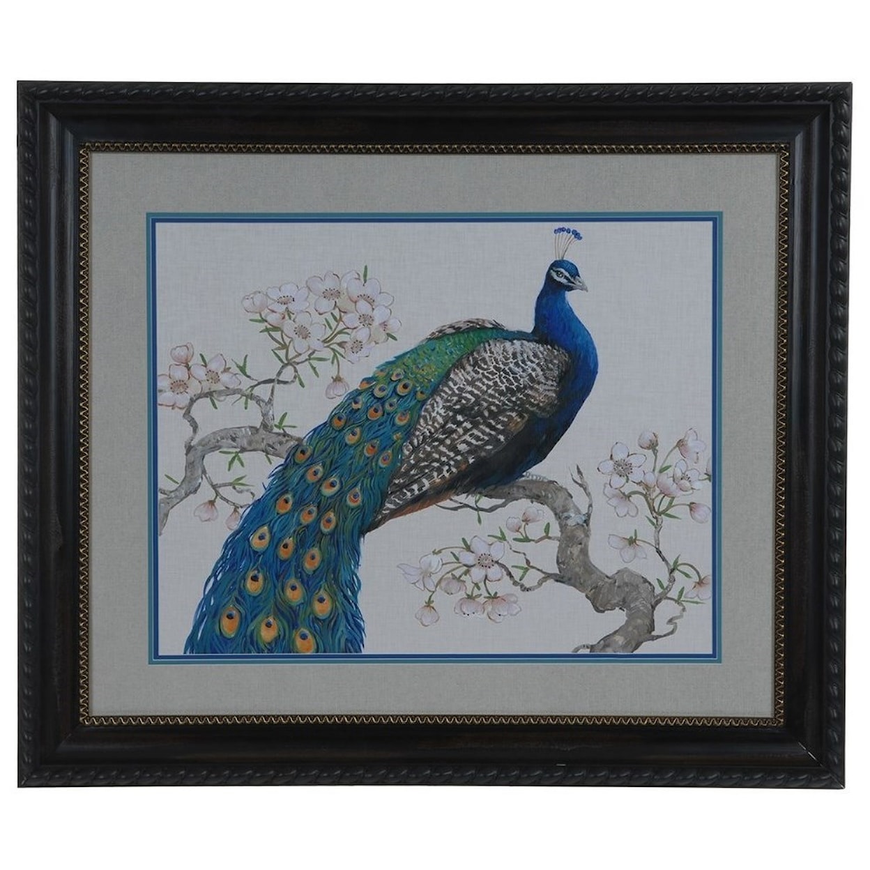 Crestview Collection Prints and Paintings Peacock Blossoms 1