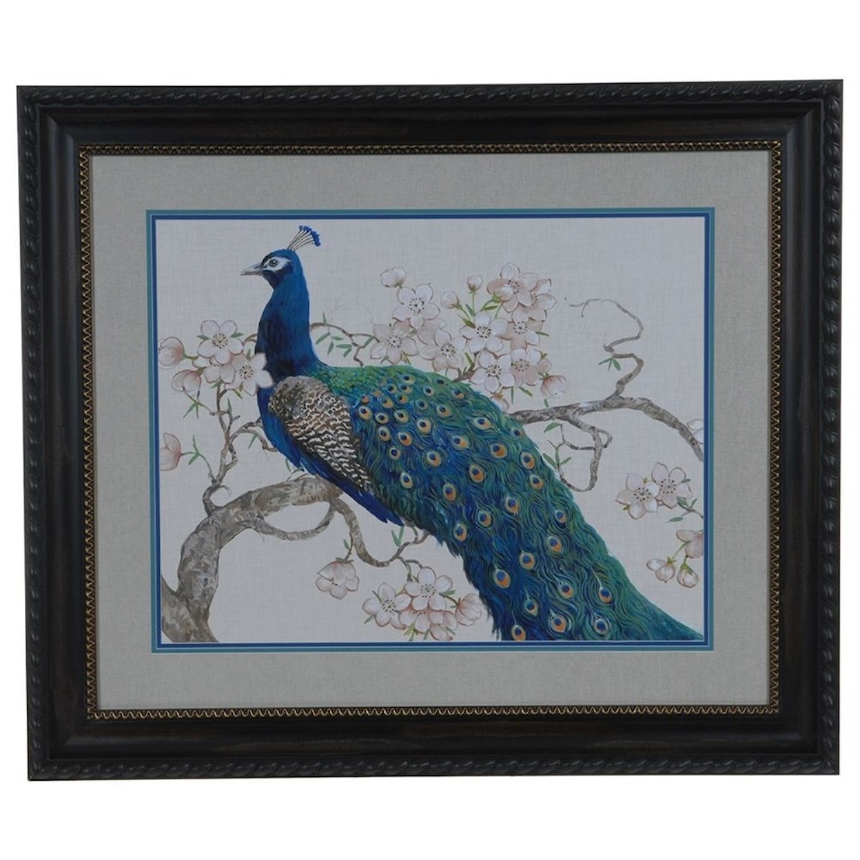 Crestview Collection Prints and Paintings Peacock Blossoms 2