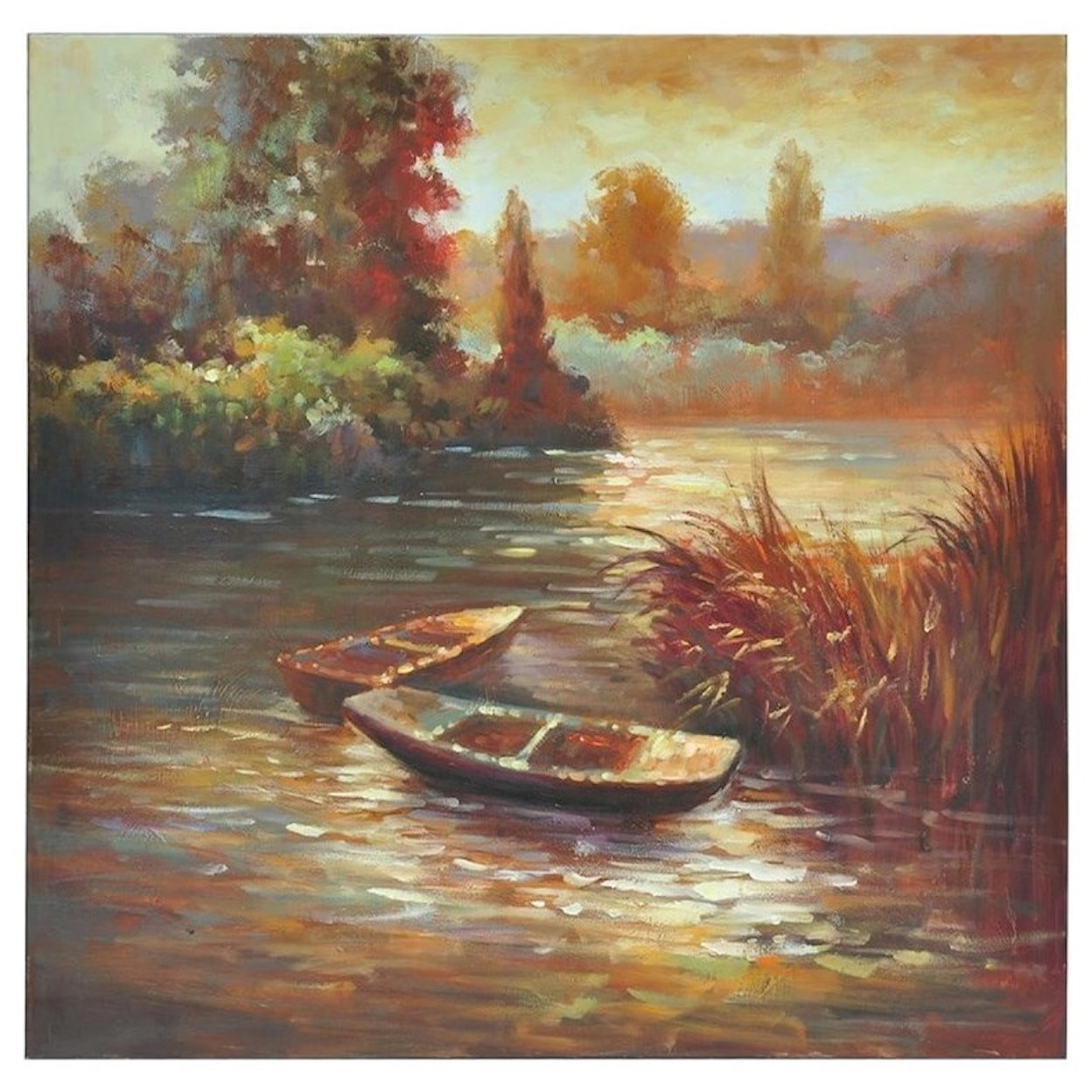 Crestview Collection Prints and Paintings Autumn On The Lake