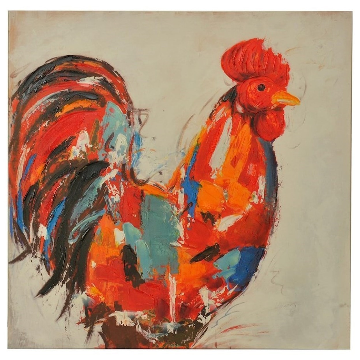 Crestview Collection Prints and Paintings Red Rooster