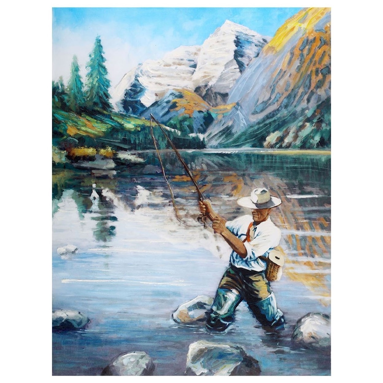 Crestview Collection Prints and Paintings Angler 1