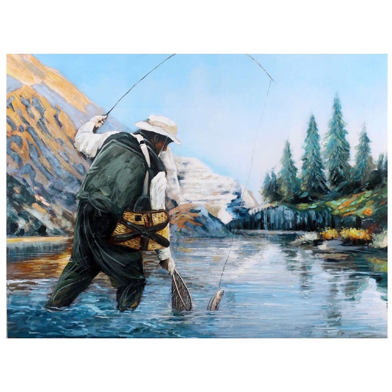Crestview Collection Prints and Paintings Angler 2