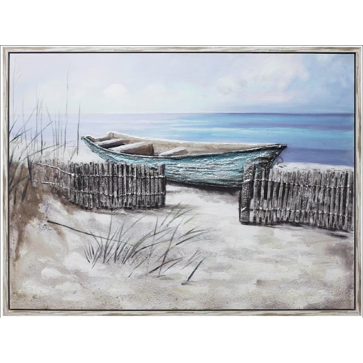 Crestview Collection Prints and Paintings Beached Wall Art