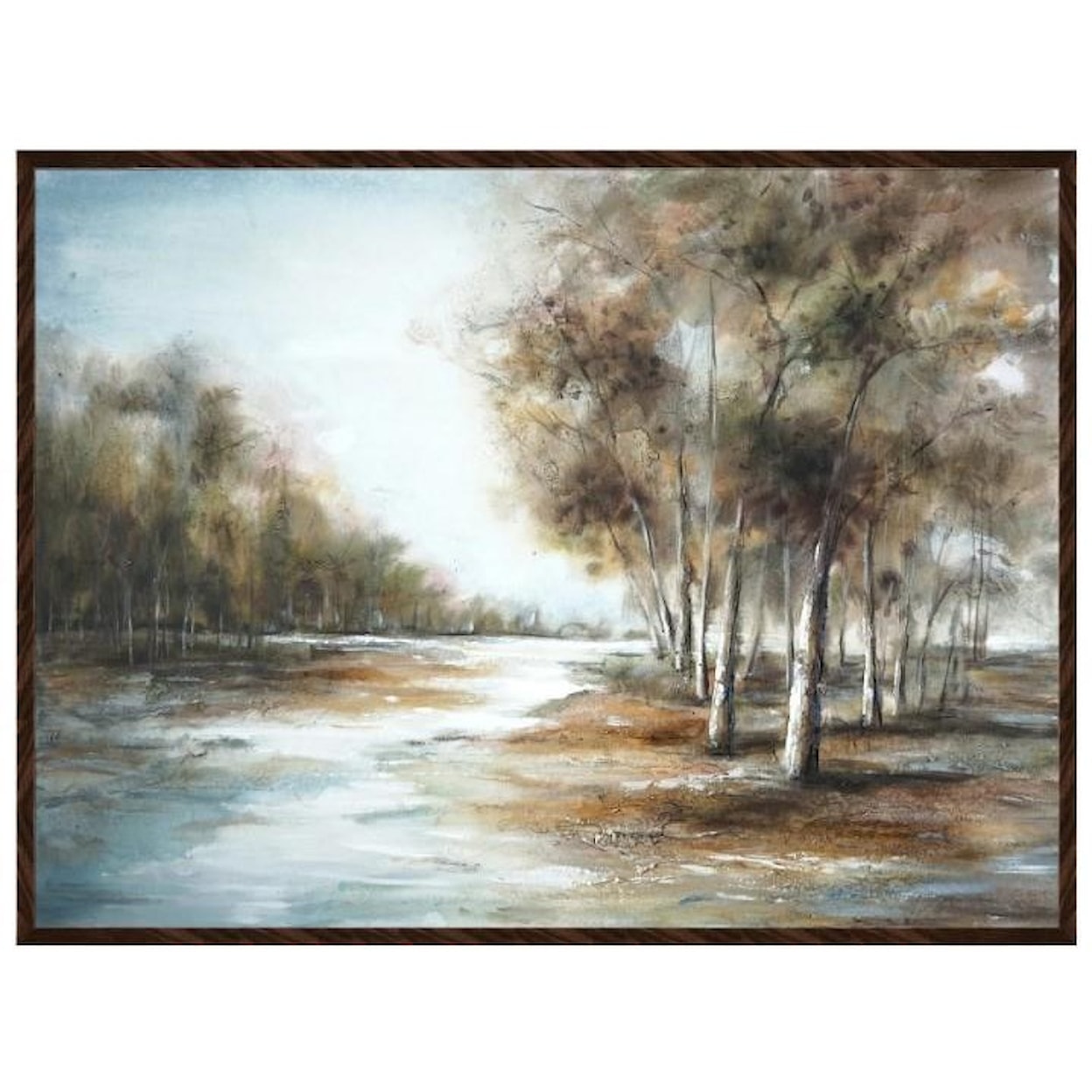 Crestview Collection Prints and Paintings Serene Horizon Handpainted Canvas