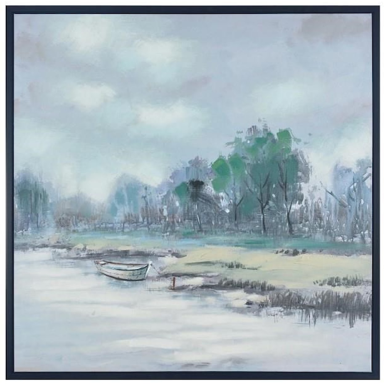 Crestview Collection Prints and Paintings Wake & Lake Canvas Art