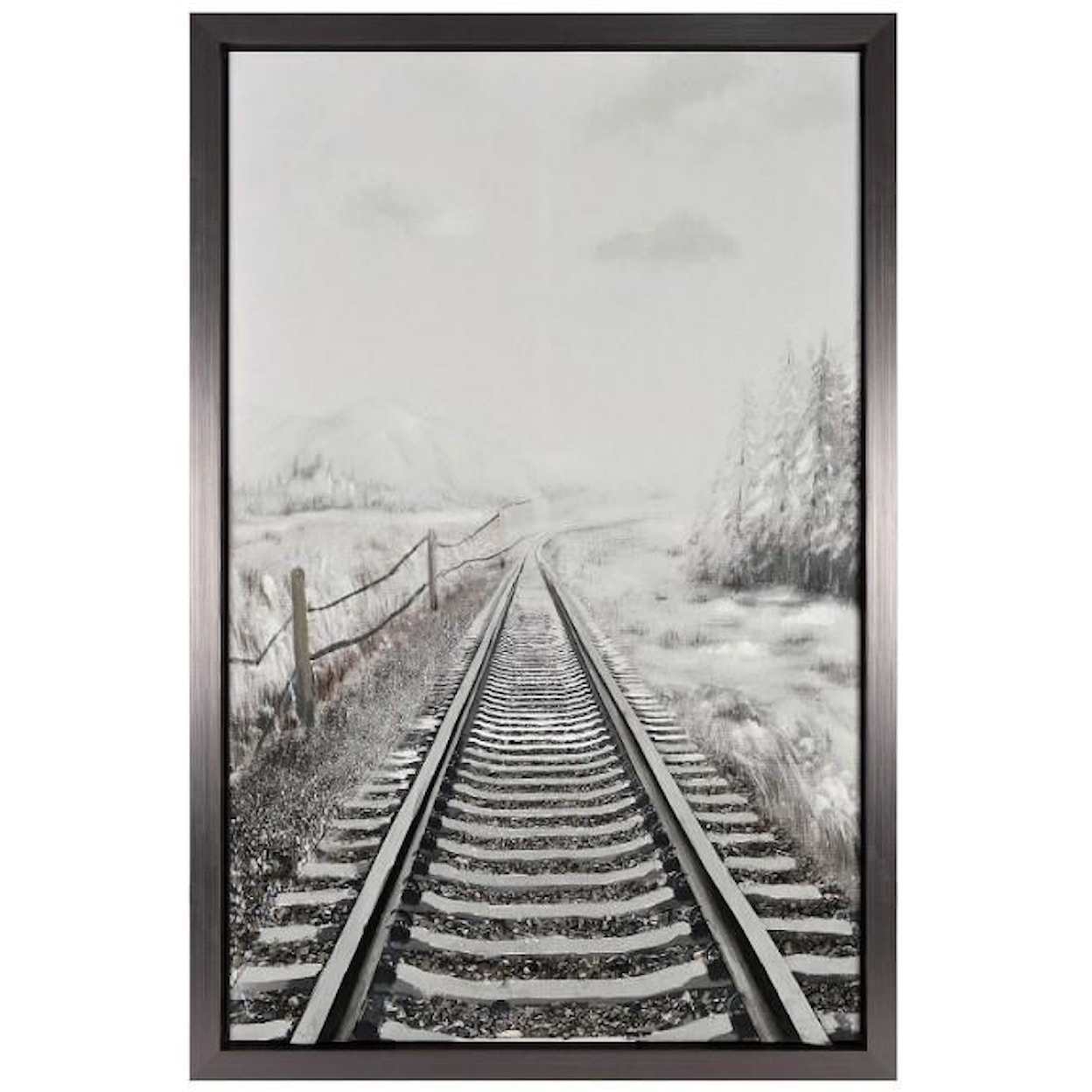 Crestview Collection Prints and Paintings Daily Path Canvas With Frame