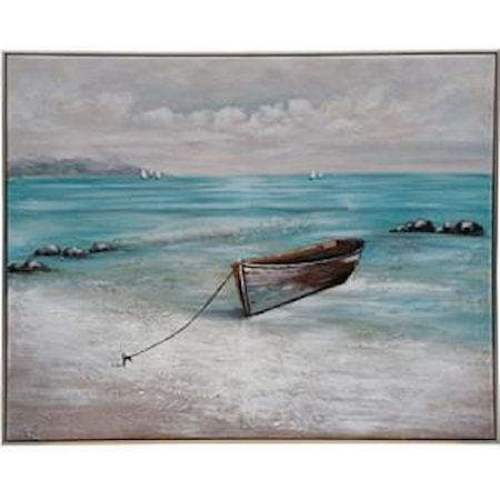 Tied Ashore Hand Painted Canvas