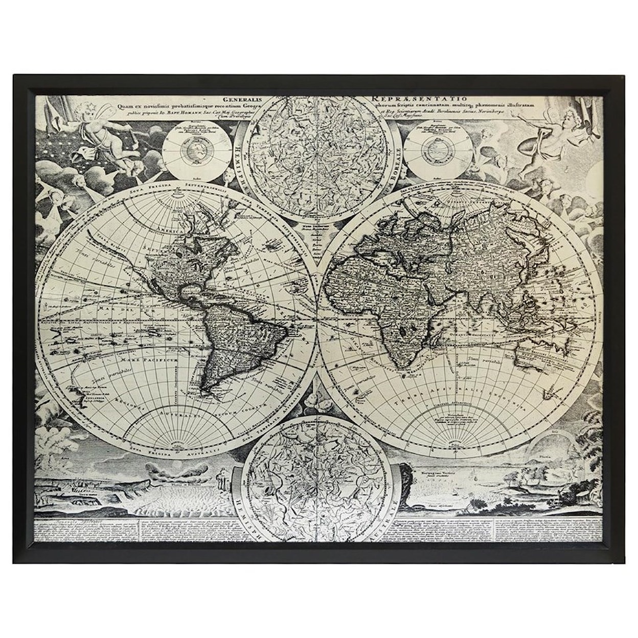 Crestview Collection Prints and Paintings World Map