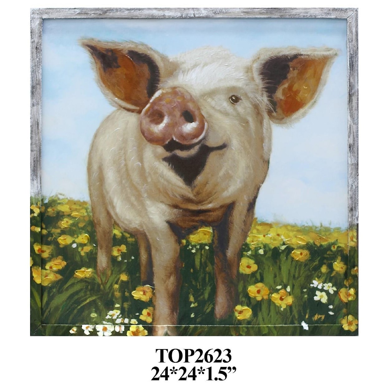 Crestview Collection Prints and Paintings Mini Pig Out