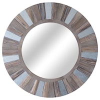 Toned Decorative Framed Mirror