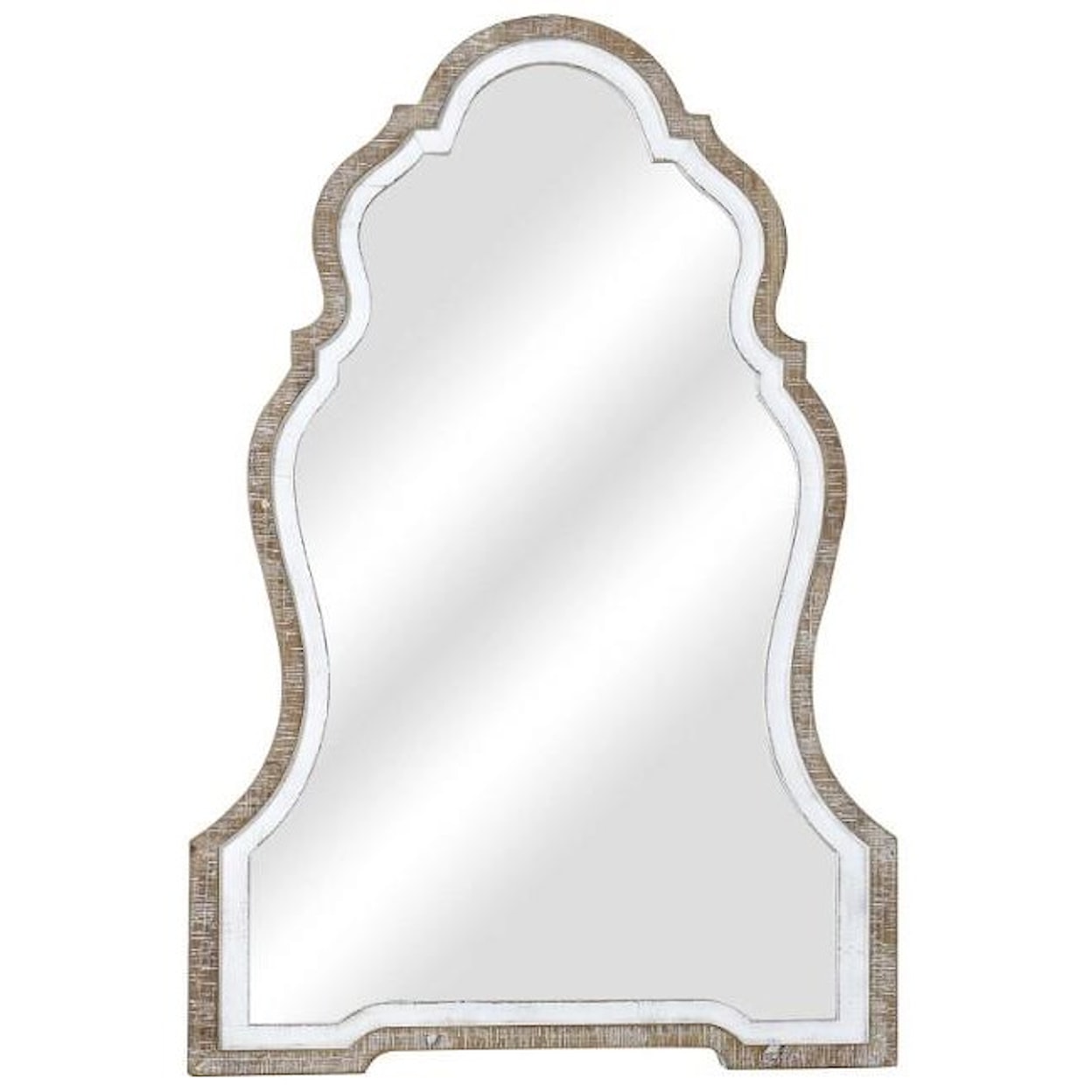 Crestview Collection Wall Décor Lyndon Wood Mirror