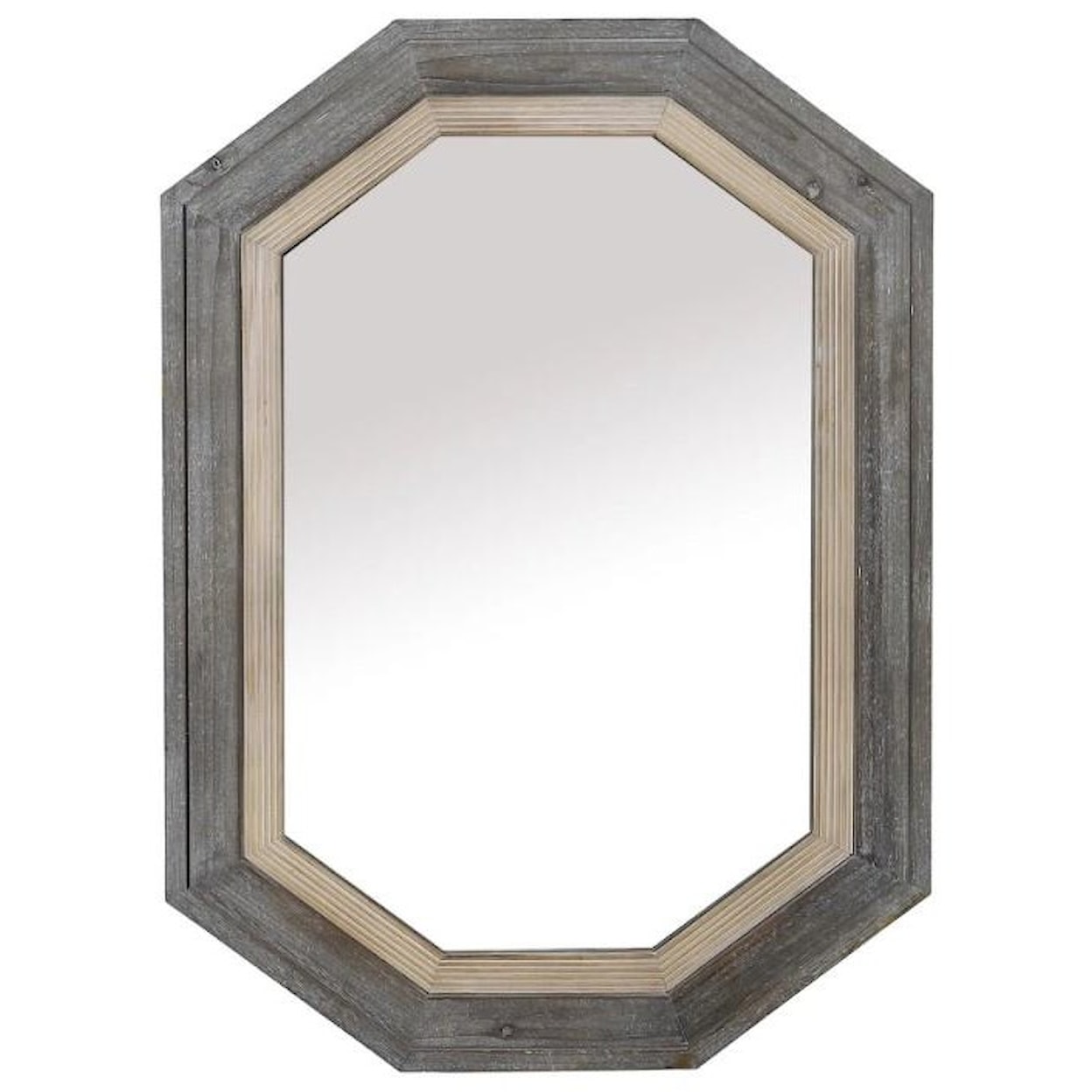 Crestview Collection Wall Décor Jax Two Toned Wall Mirror