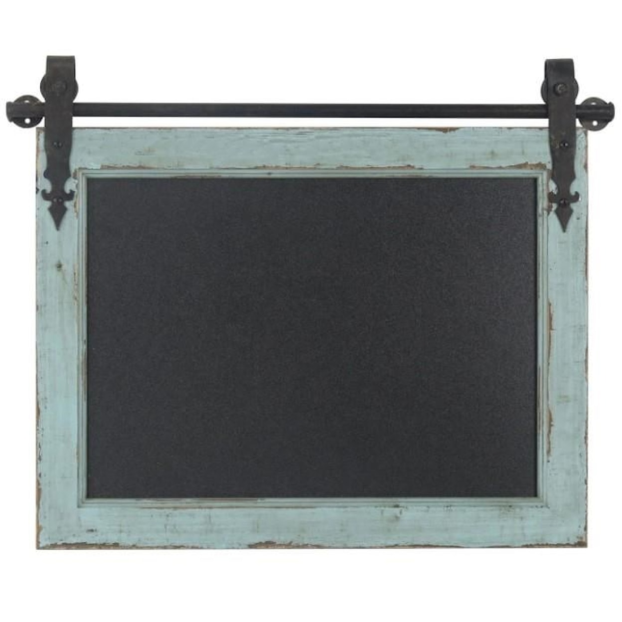 Crestview Collection Wall Décor Noted Barn Door Chalk Board
