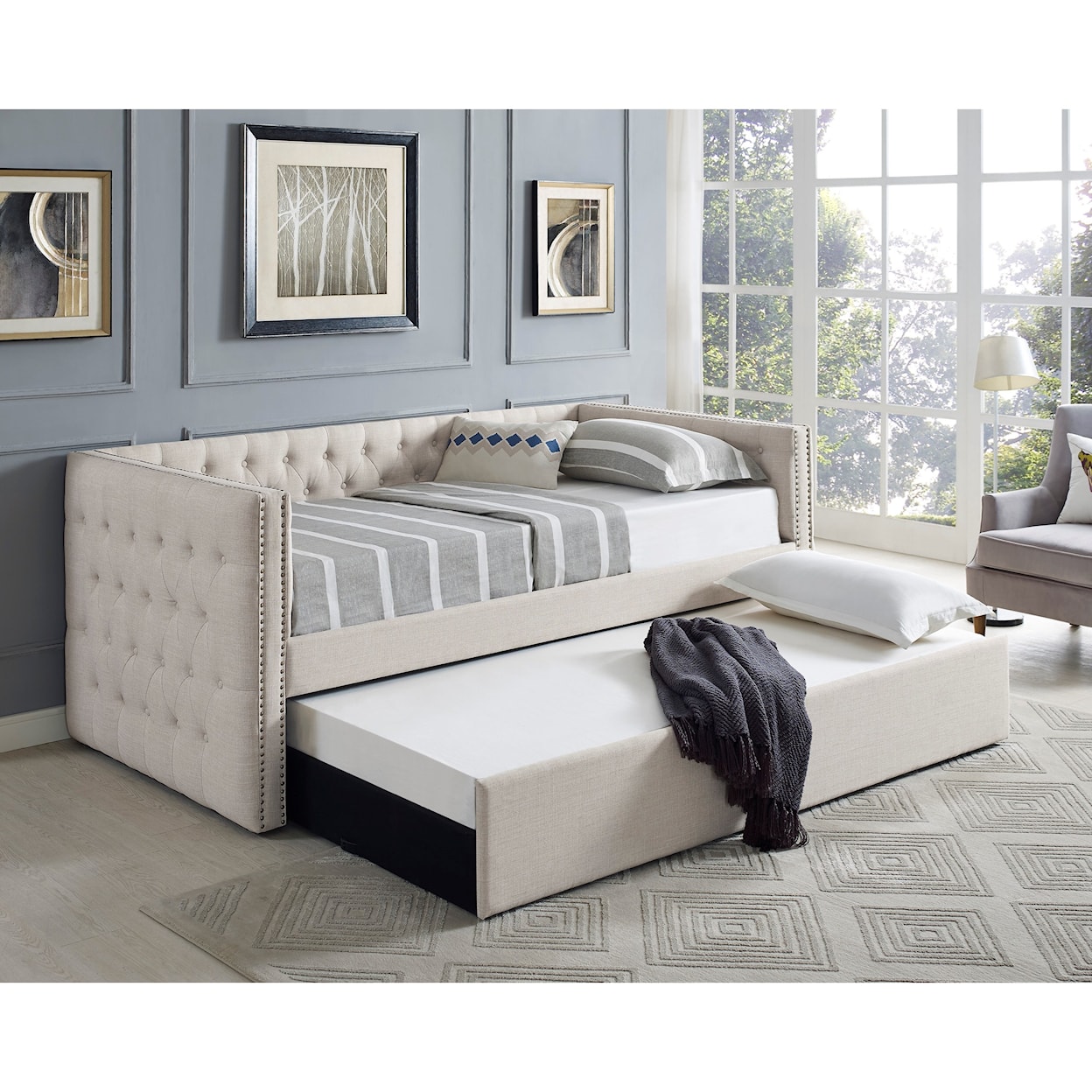CM 5335 Navy Daybed