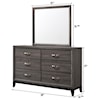 Crown Mark Akerson Dresser