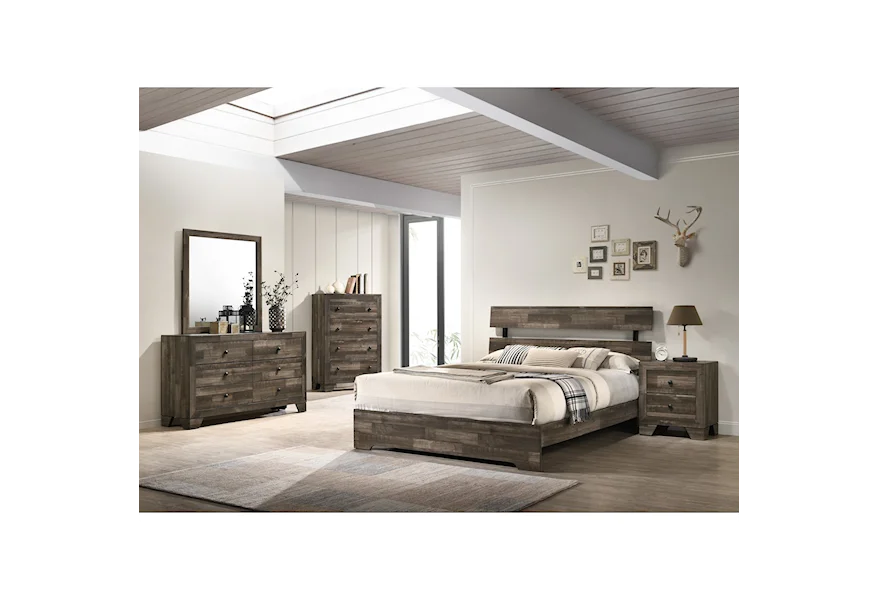 Atticus California King Bedroom Group by Crown Mark at A1 Furniture & Mattress