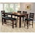 Crown Mark Bardstown Pub Table Set with Bench