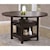 Crown Mark Conner Counter Height Table with Wine Storage