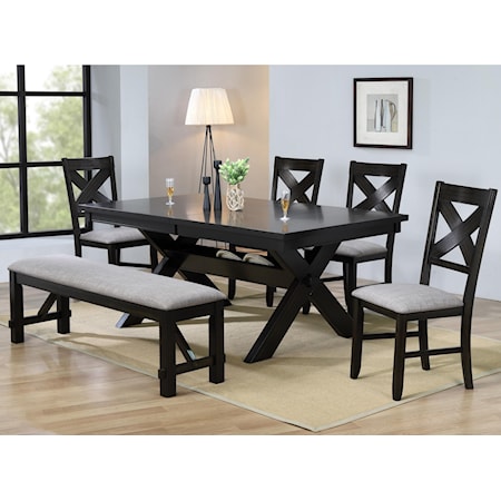 8 Piece Table & Chair Set