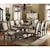 Crown Mark Kiera Traditonal Dining Table Set with 2 Arm Chairs and 6 Side Chairs