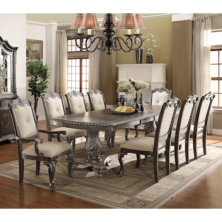 7 Piece Table and Chair Set