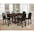 Crown Mark Langley Traditional Counter Height Table Set