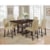 Crown Mark Langley Traditional Counter Height Table Set