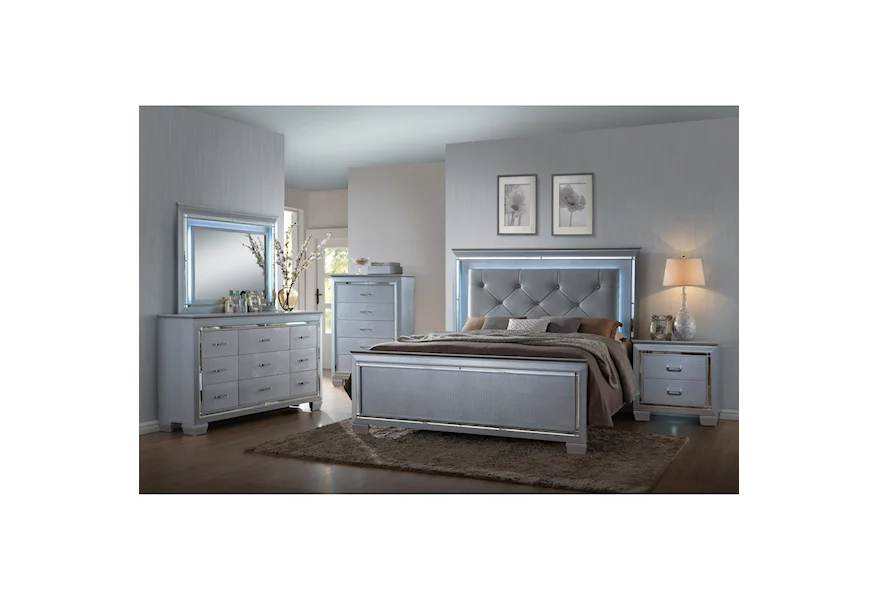 Lillian Queen Bedroom Group by Crown Mark at Furniture Fair - North Carolina