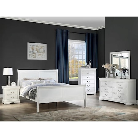 Full Panel Bed, Nightstand and Chest Package