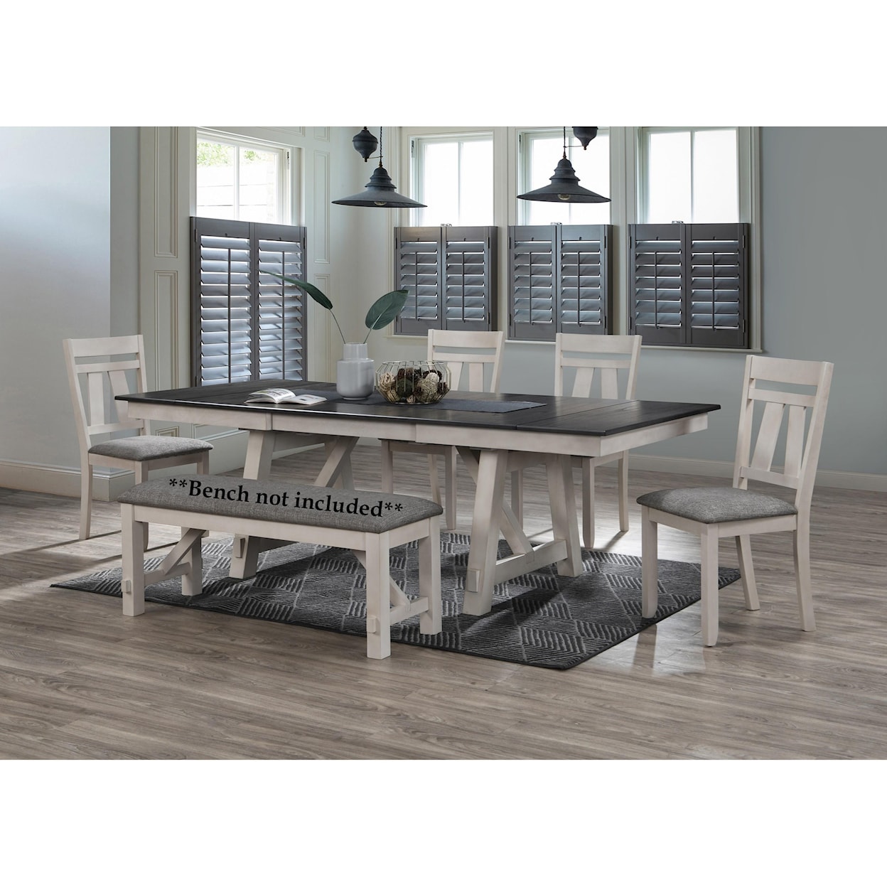 Crown Mark Maribelle 5-Piece Table and Chair Set