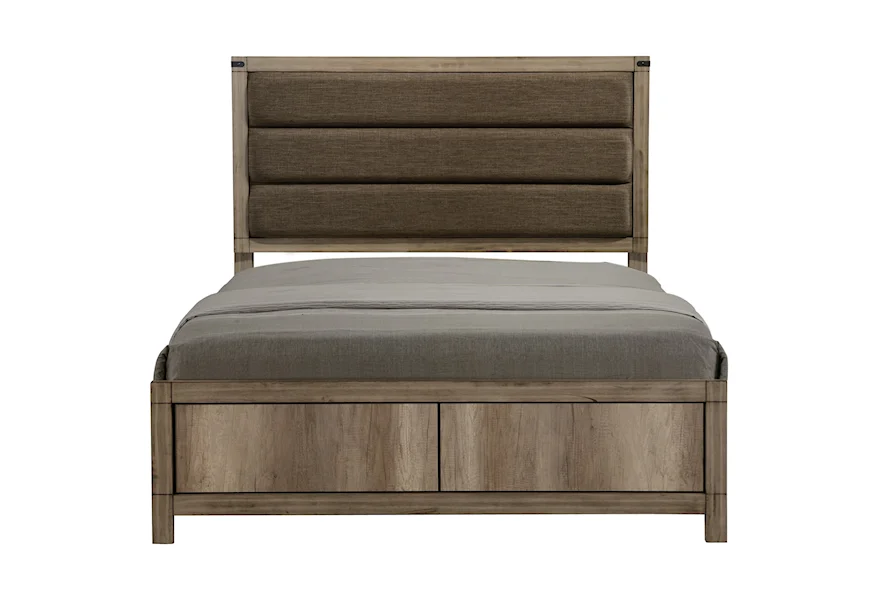 Matteo Queen Low Profile Bed by Crown Mark at Johnny Janosik
