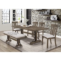 5 Piece Table and Chair Set