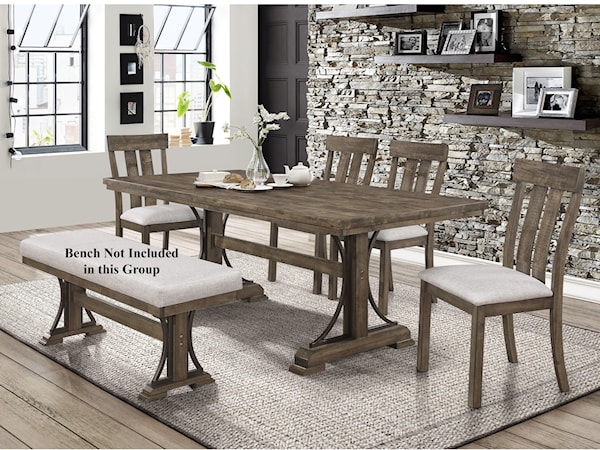 5 Piece Table and Chair Set