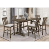 Crown Mark Quincy Counter Height Dining Set