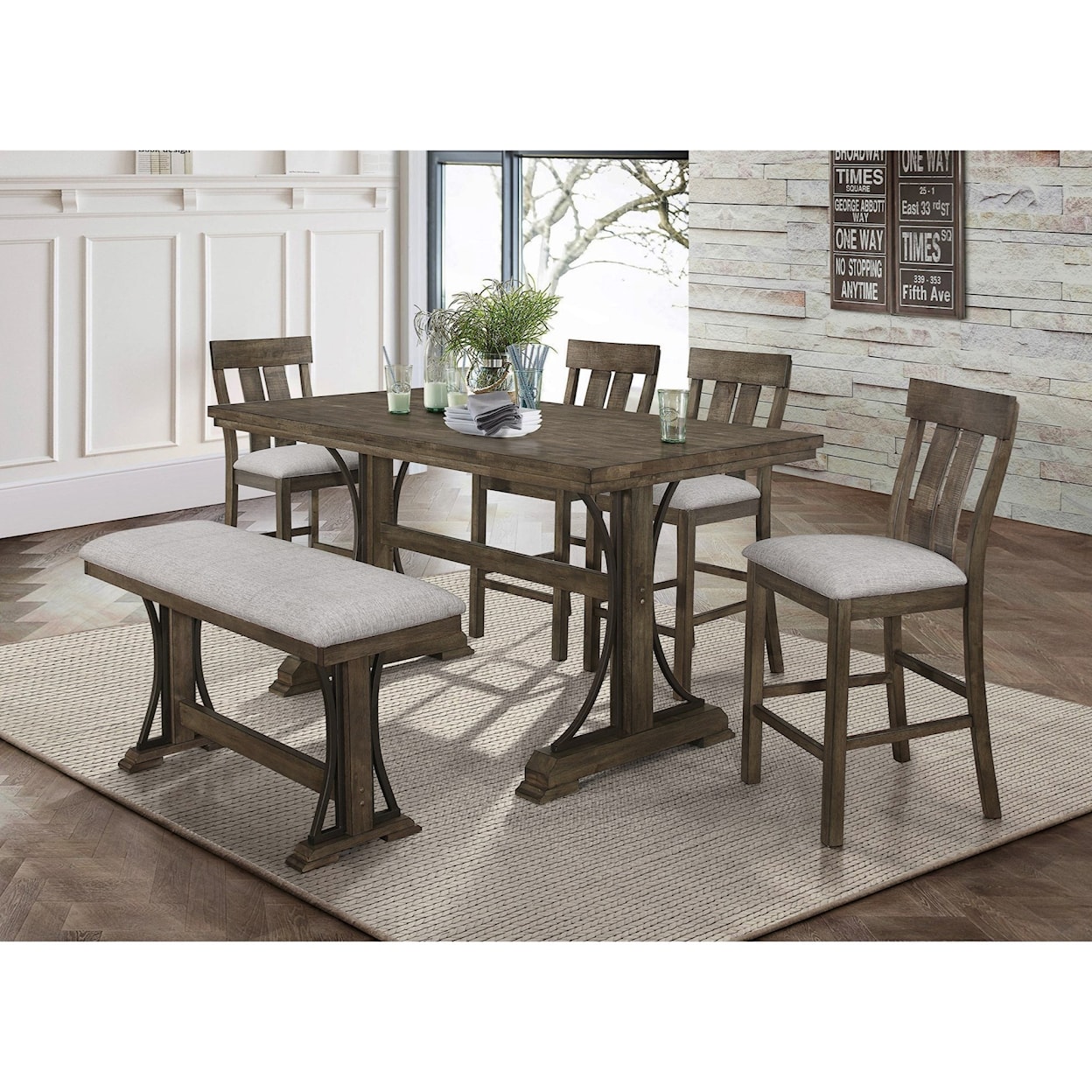 CM Quincy Counter Height Table Set