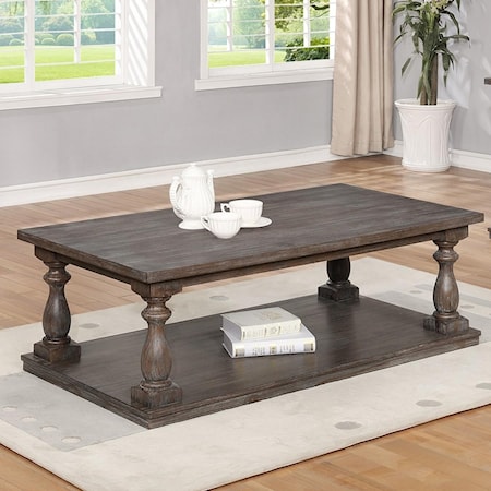 Coffee Table with Four Casters