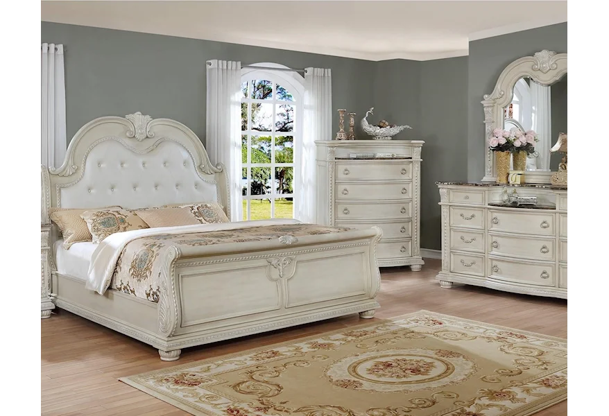 Stanley Bedroom Queen 5 Piece Bedroom Group by Crown Mark at Royal Furniture