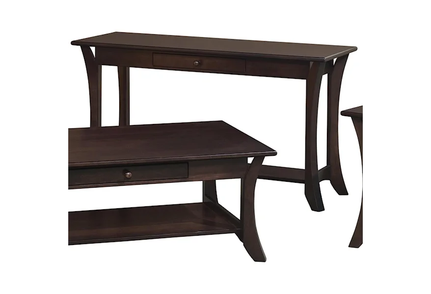 Catalina Sofa Table by Crystal Valley Hardwoods at Saugerties Furniture Mart