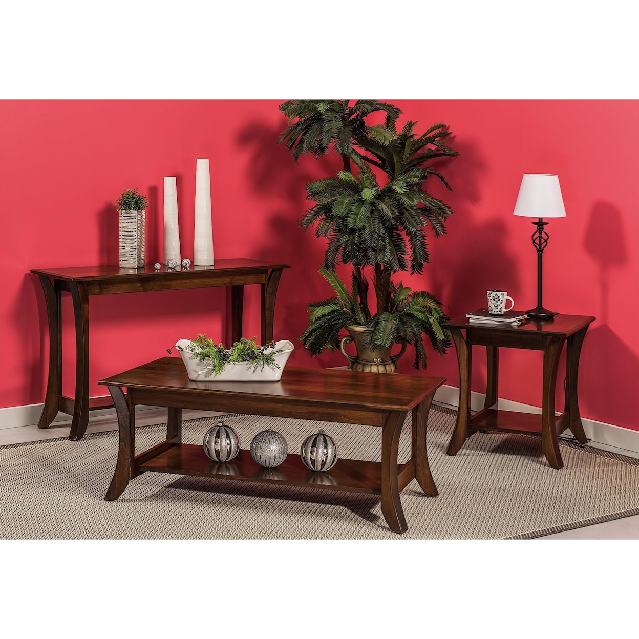 Crystal Valley Hardwoods Discovery Sofa Table