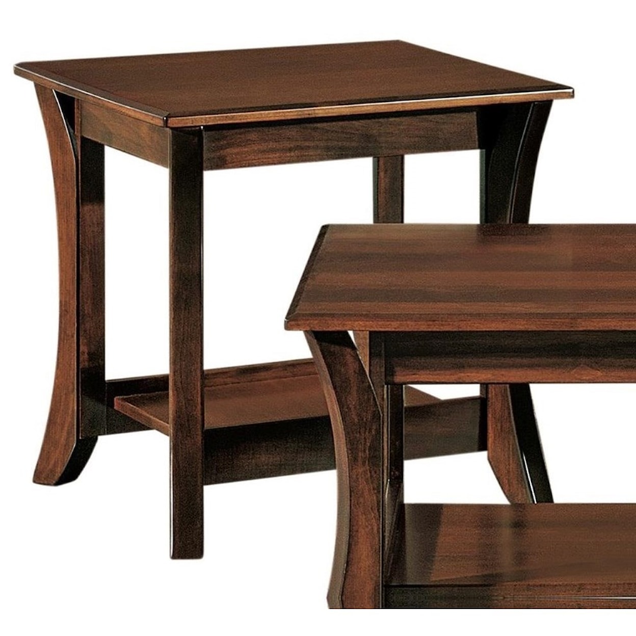 Crystal Valley Hardwoods Discovery End Table