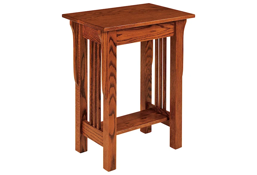 Leah End Table by Crystal Valley Hardwoods at Saugerties Furniture Mart