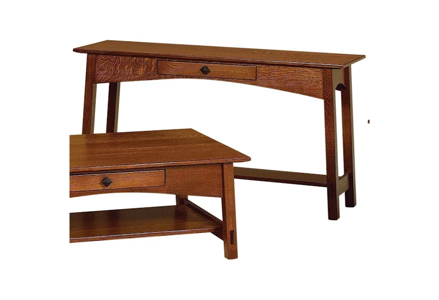 McCoy Sofa Table by Crystal Valley Hardwoods at Saugerties Furniture Mart