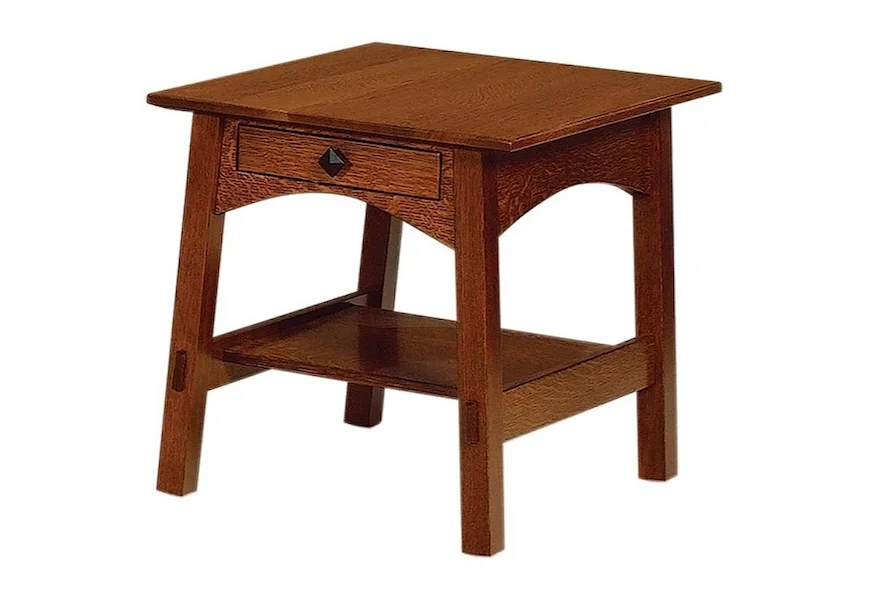 McCoy End Table by Crystal Valley Hardwoods at Saugerties Furniture Mart