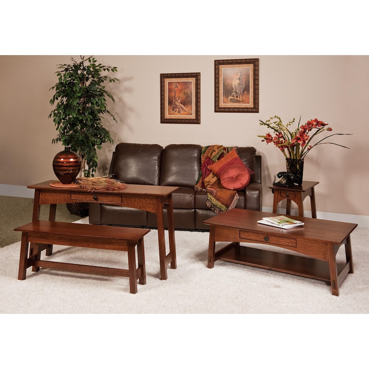 Crystal Valley Hardwoods McCoy Coffee Table