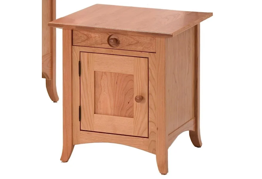 Shaker Hill End Table by Crystal Valley Hardwoods at Saugerties Furniture Mart