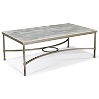 Cocktail Table with Onyx Stone Top