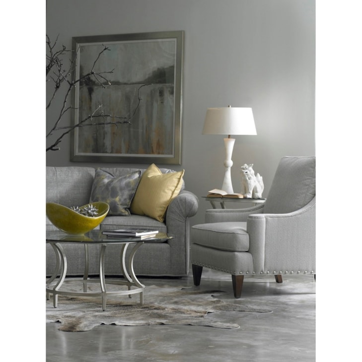 Sherrill Occasional Masterpiece - Stippled Platinum Cocktail Table