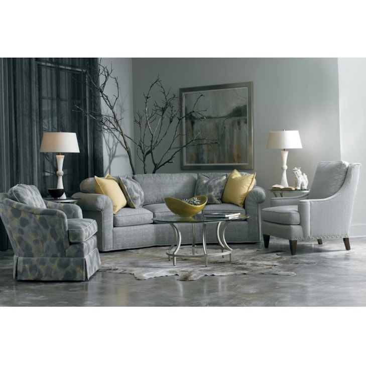 Sherrill Occasional Masterpiece - Stippled Platinum Cocktail Table